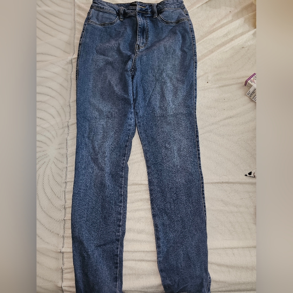 Fashion Nova Blue High Rise Jeans Classic Style